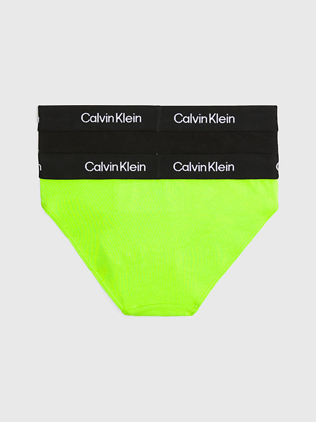 green 2 pack girls bikini briefs - ck96 for girls calvin klein