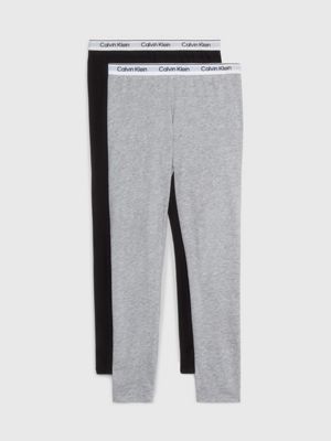 Calvin Klein Modern Cotton legging short with logo waistband in black