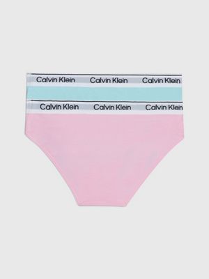 Buy Calvin Klein Underwear Girls Pack Of 2 Bikini Briefs G8005990VJ - Briefs  for Girls 22360478