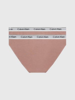 2 Pack Girls Bikini Briefs - Modern Cotton Calvin Klein