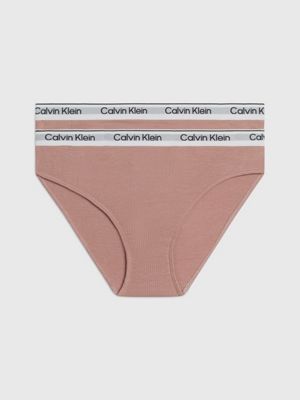 Buy Calvin Klein Underwear Girls Pack Of 2 Bikini Briefs - Briefs