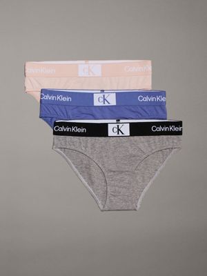 pink 3 pack girls bikini briefs - ck96 for girls calvin klein jeans