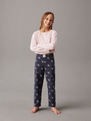 pink pyjama set - ck96 for girls calvin klein jeans