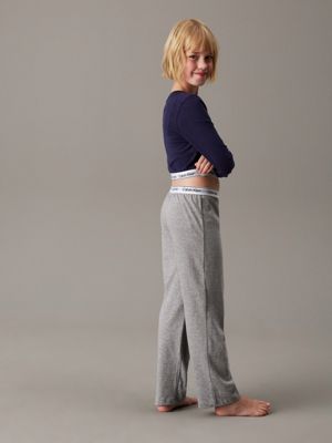 blue pyjama set - modern cotton for girls calvin klein jeans