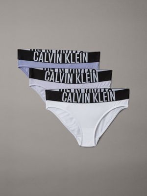 purple 3er-pack slips für mädchen - intense power für mädchen - calvin klein jeans