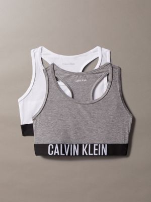 multi 2 pack girls bralettes - intense power for girls calvin klein jeans