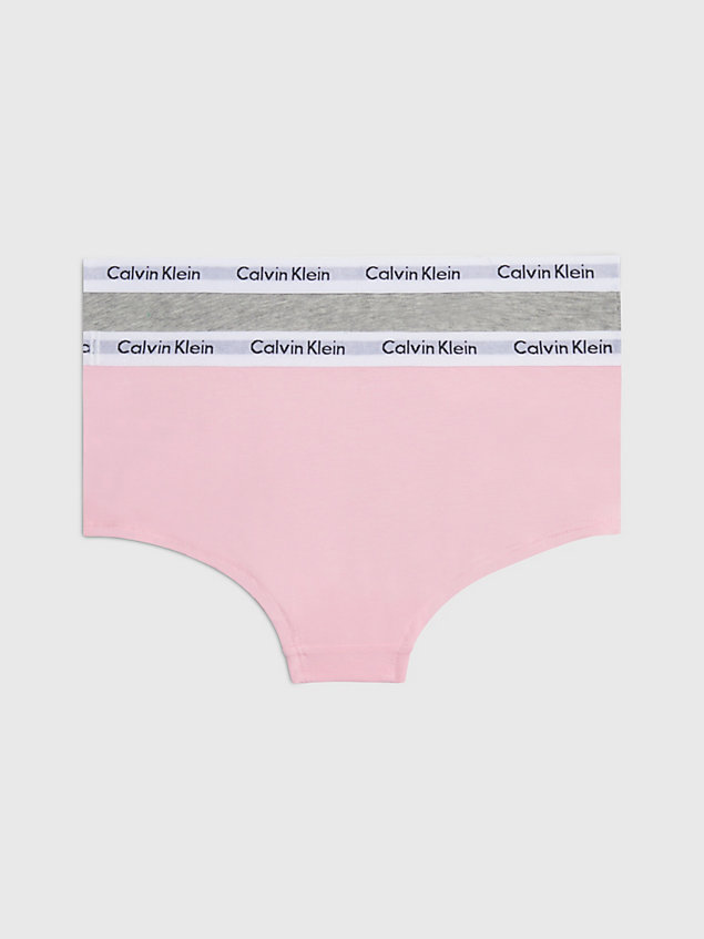 multi 2 pack girls hipster panties - modern cotton for girls calvin klein