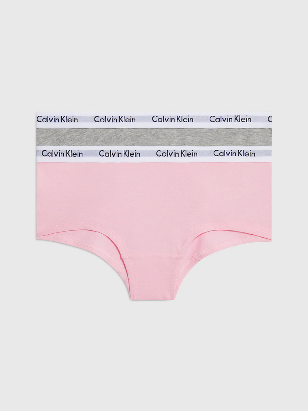 GREY HTR/UNIQUE > Комплект трусиков-шортов для девочек 2 шт. - Modern Cott > undefined girls - Calvin Klein