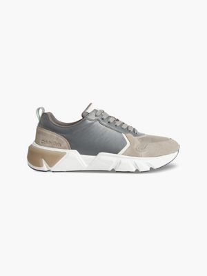 calvin klein grey trainers