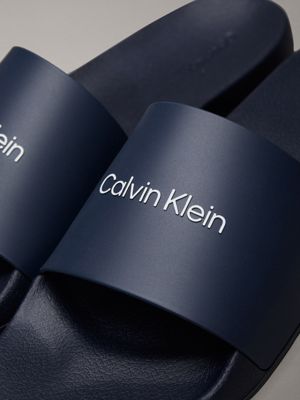 calvin navy logo sliders for men calvin klein