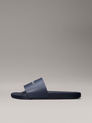 calvin navy logo sliders for men calvin klein