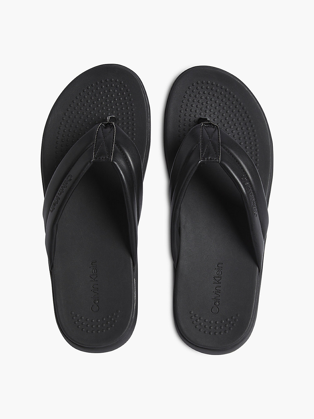CK BLACK Recycelte Komfort-Flip-Flops undefined Herren Calvin Klein