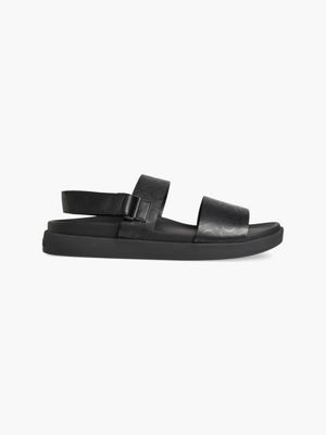sandalias recicladas con logo  de hombres calvin klein