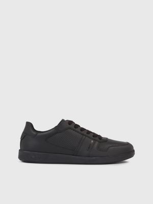 Leather trainers shop calvin klein