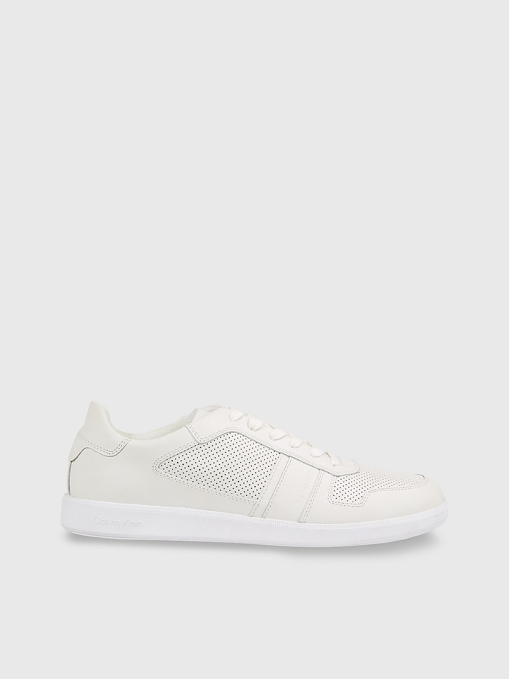 TRIPLE WHITE Leder-Sneakers undefined Herren Calvin Klein