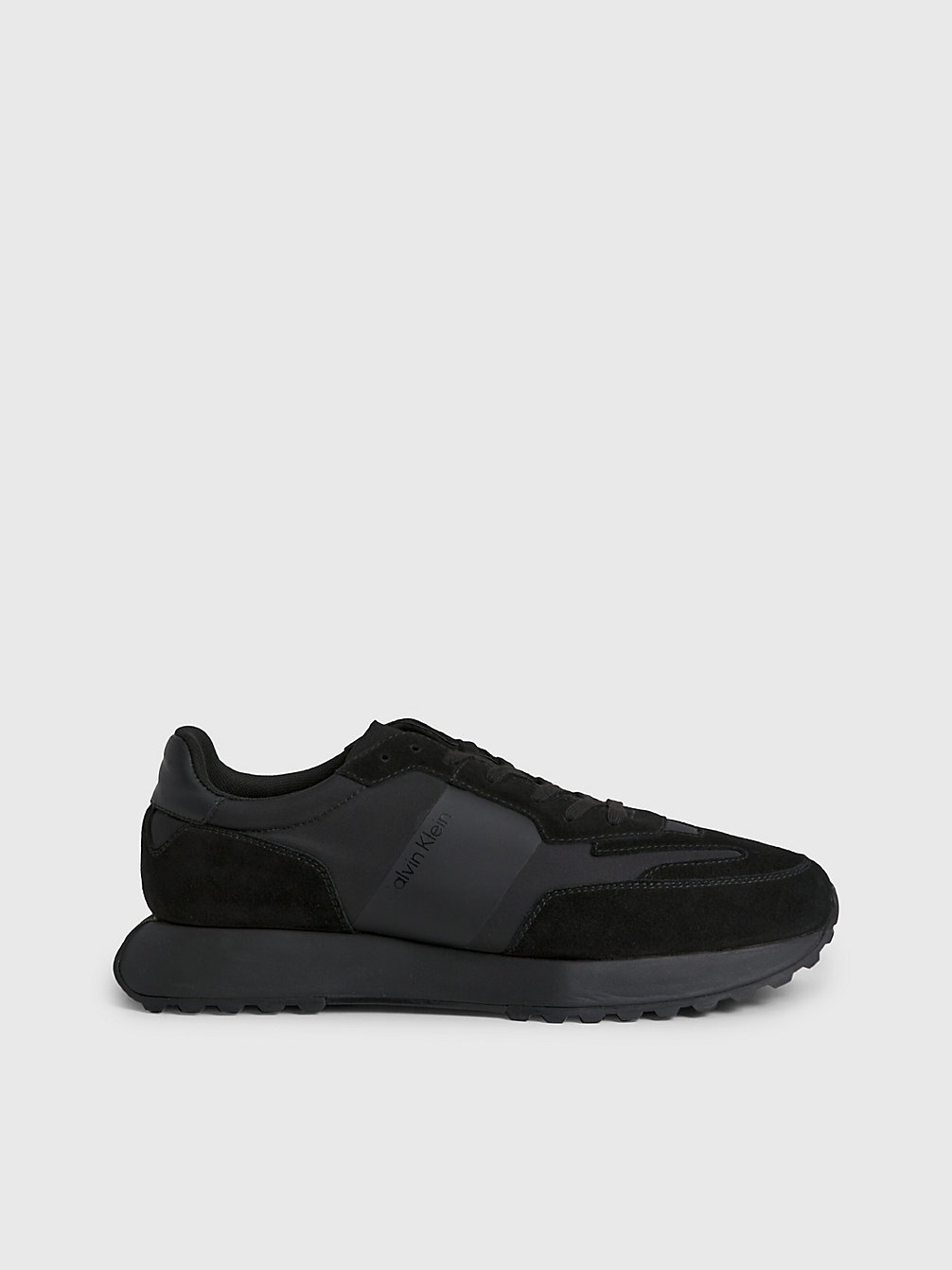 TRIPLE BLACK Sneaker In Camoscio undefined Uomini Calvin Klein