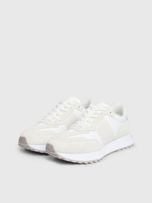 calvin klein white trainers