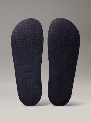 navy logo sliders for men calvin klein