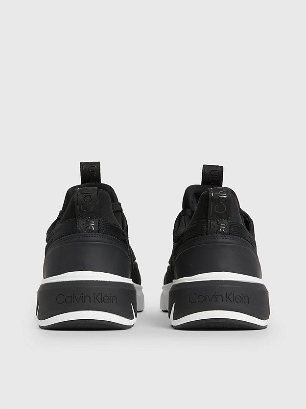 CK BLACK Recycled Knit Trainers for men CALVIN KLEIN