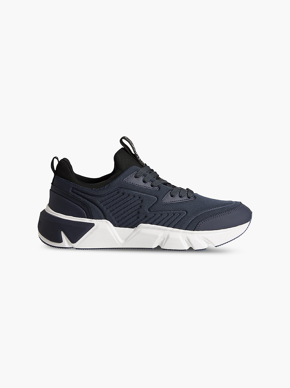 CALVIN NAVY Recycled Knit Trainers undefined men Calvin Klein