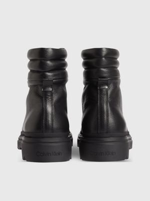 Calvin klein deals leather boots