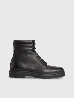 Black calvin deals klein boots