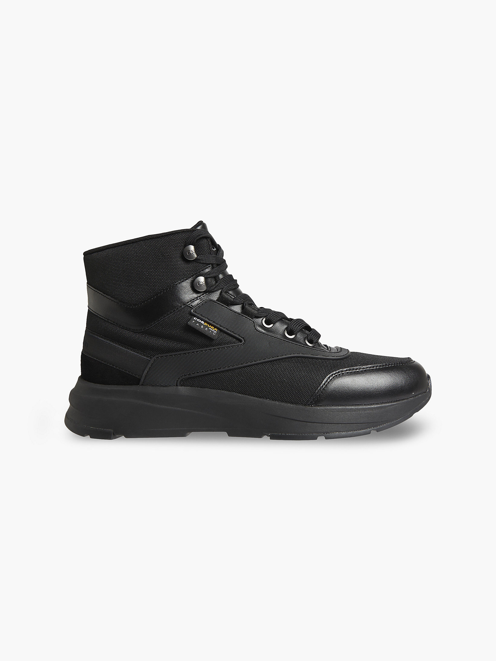 Pvh Black Recycled High-Top Trainers undefined men Calvin Klein