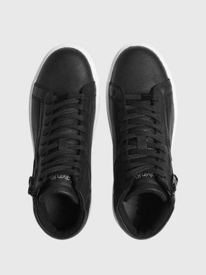Leather High-Top Trainers Calvin Klein® | HM0HM00810BEH