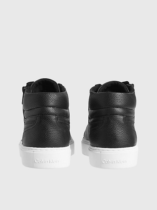 Dames Schoenen voor voor heren Sneakers voor heren Lage sneakers Calvin Klein Hoge Sneakers Ym0ym00496 in het Zwart 