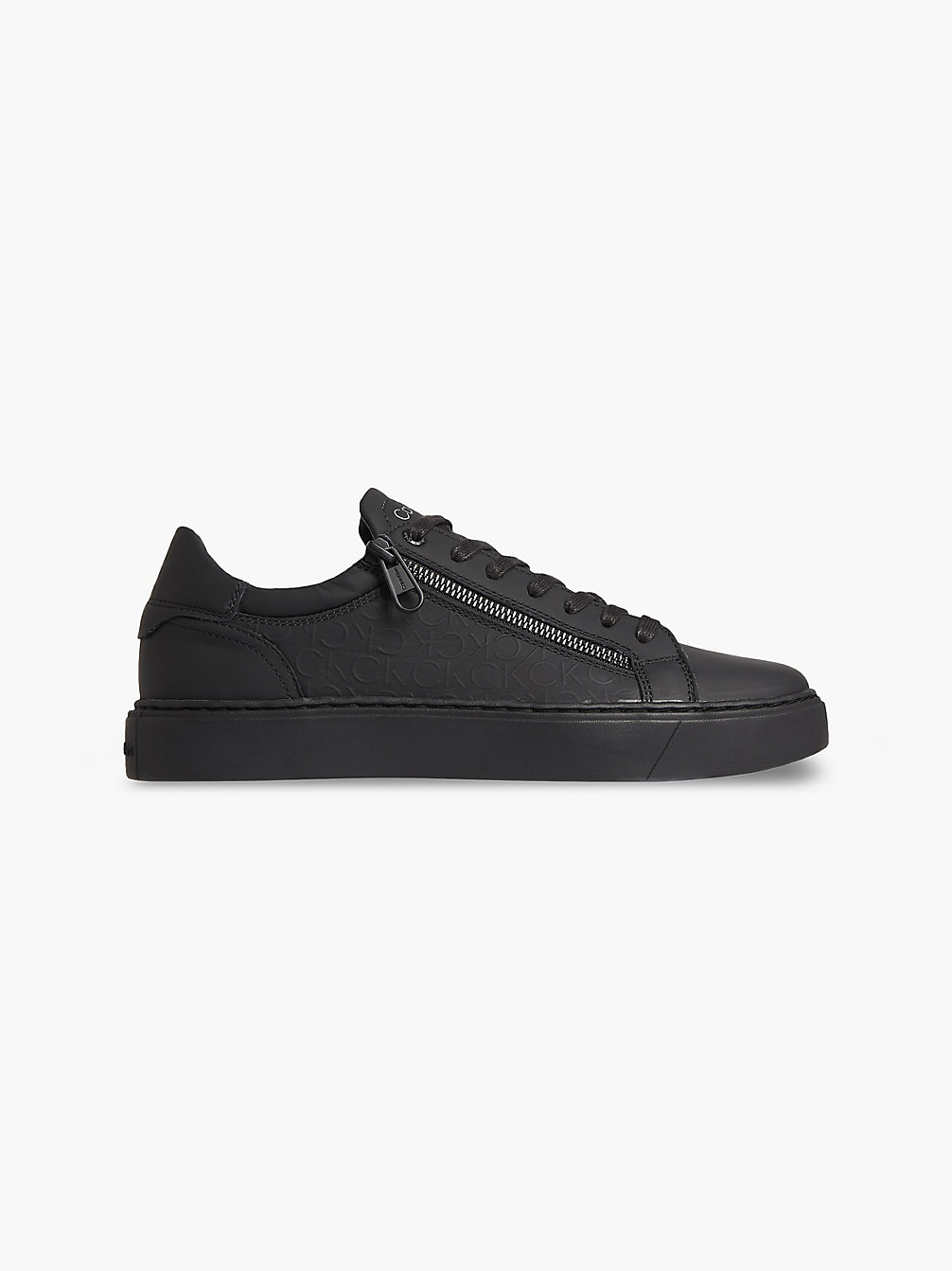 BLACK SEASONAL MONO Leder-Sneakers undefined Herren Calvin Klein