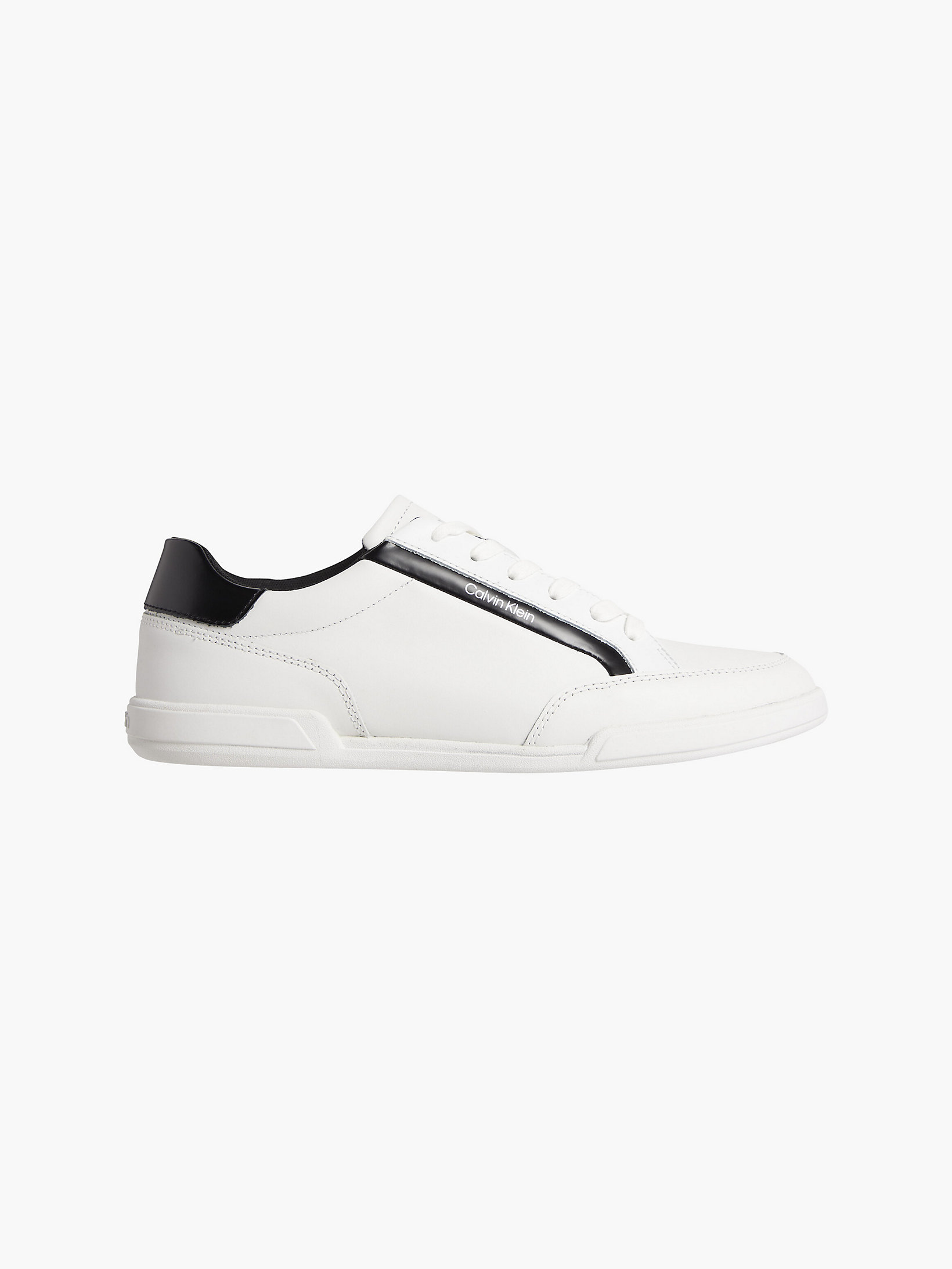White/black > Leder-Sneakers > undefined Herren - Calvin Klein