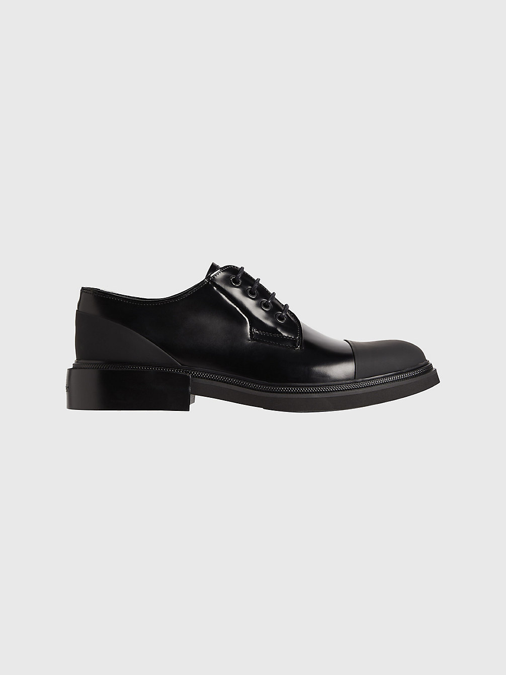 Zapatos De Piel Con Cordones > PVH BLACK > undefined hombre > Calvin Klein