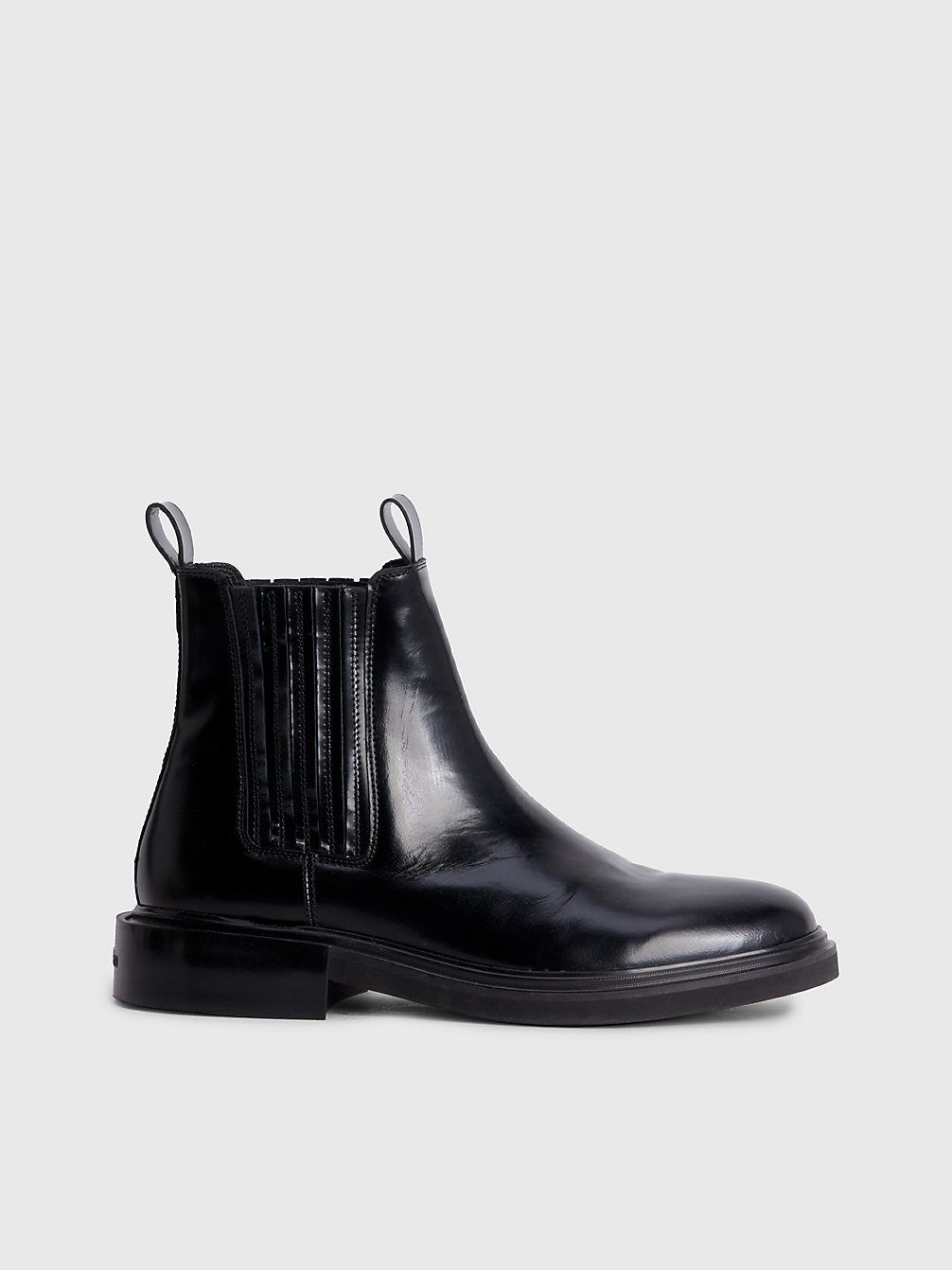 CK BLACK Leather Chelsea Boots undefined men Calvin Klein