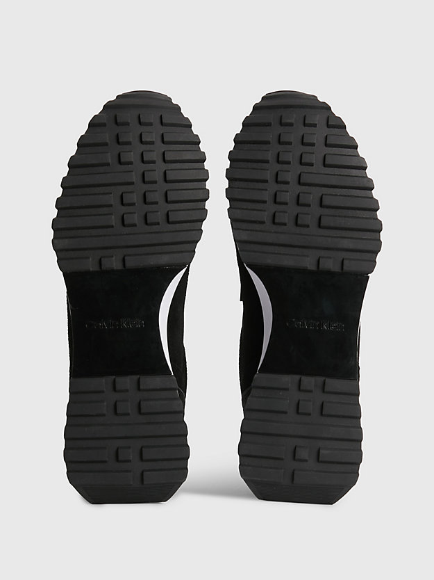 CK BLACK Recycled CORDURA® and Leather Trainers for men CALVIN KLEIN