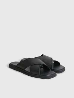 Leather Sandals Calvin Klein® HM0HM00950BEH