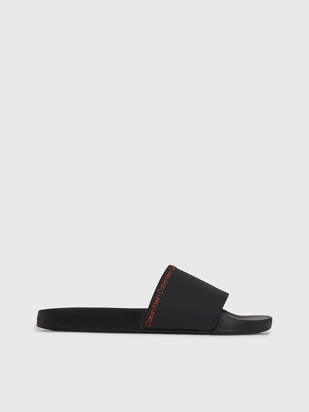 BLACK/AUTUMN GAZE Logo-Slippers undefined Herren Calvin Klein