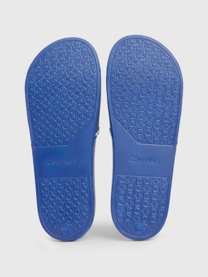 delta blue logo sliders for men calvin klein