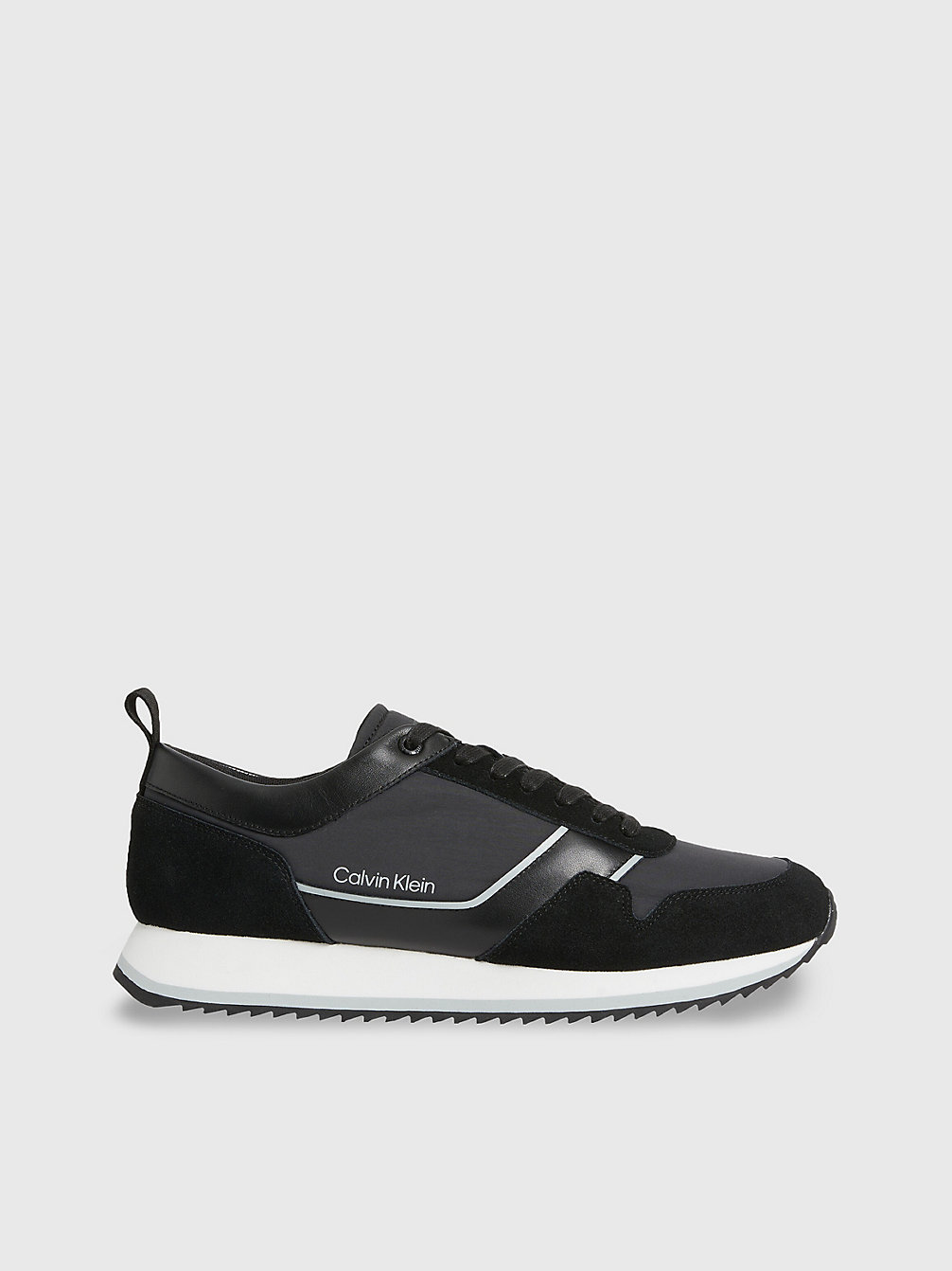 BLACK/SALT BAY Suède Sneakers undefined heren Calvin Klein