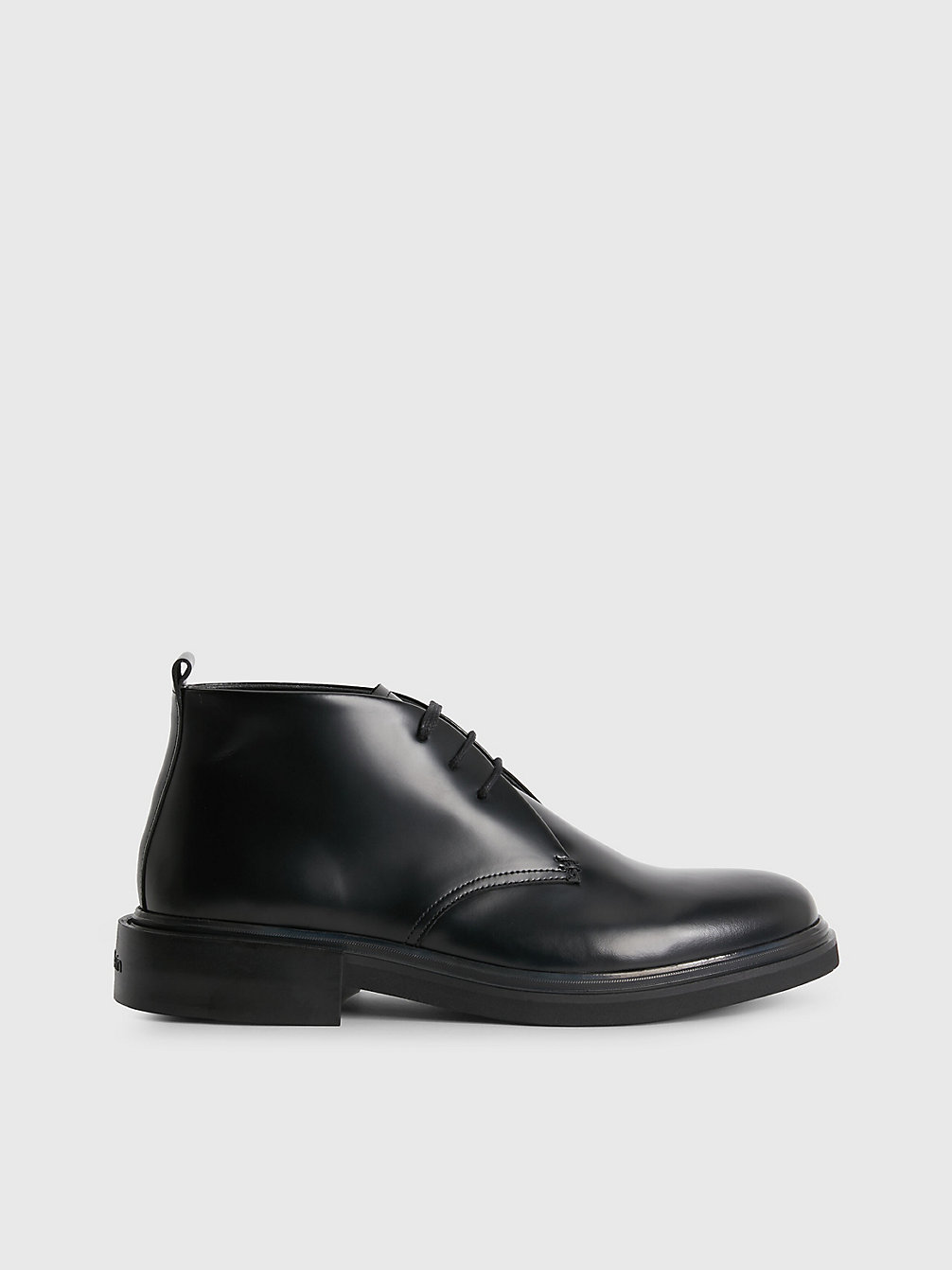 CK BLACK Hybrid Leather Boots undefined men Calvin Klein