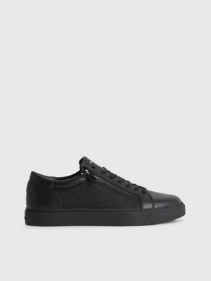 Schoenen voor heren | Zwarte leren schoenen | Calvin Klein®