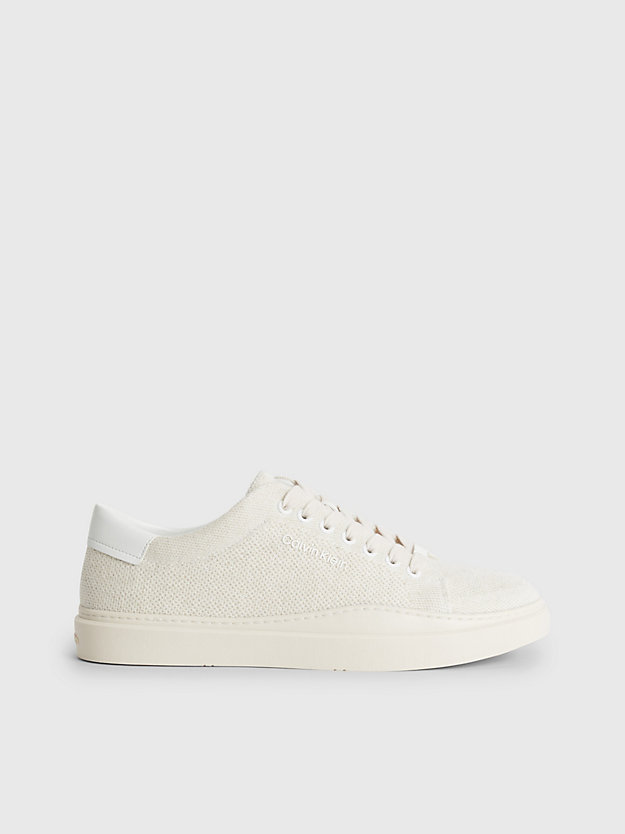 MARSHMALLOW Sustainable Knit Trainers for men CALVIN KLEIN