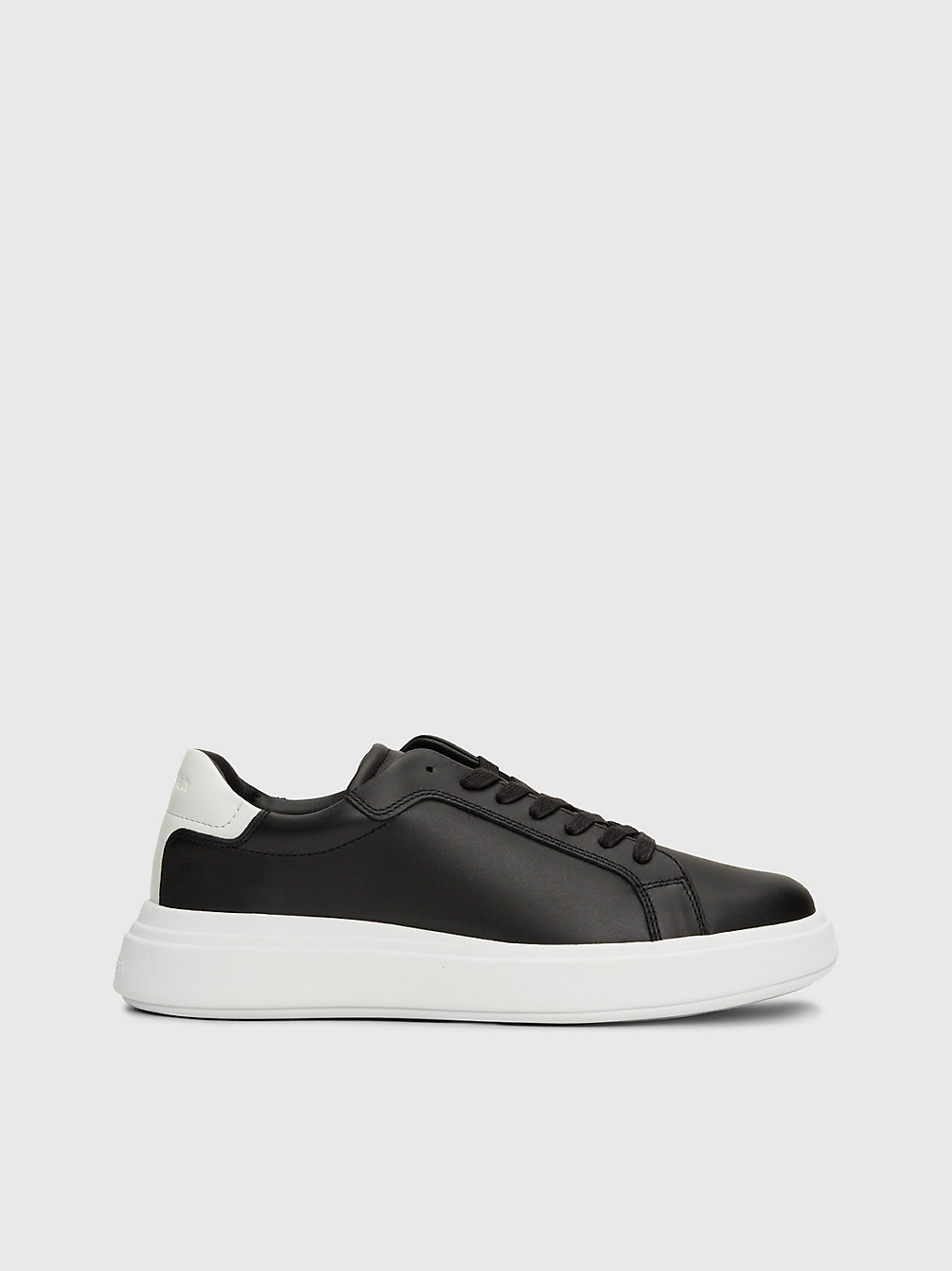 BLACK/WHITE Sneaker In Pelle undefined Uomini Calvin Klein