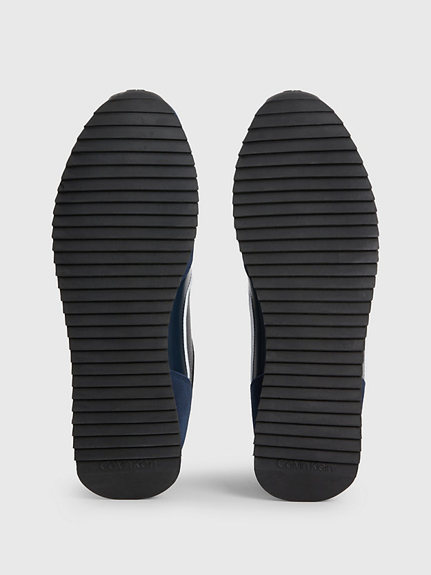 CK NAVY Leather Trainers for men CALVIN KLEIN