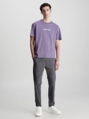 zapatillas de piel triple white de hombre calvin klein