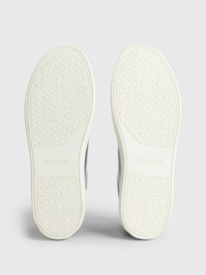 black leather trainers for men calvin klein