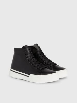 Calvin klein high cheap top trainers