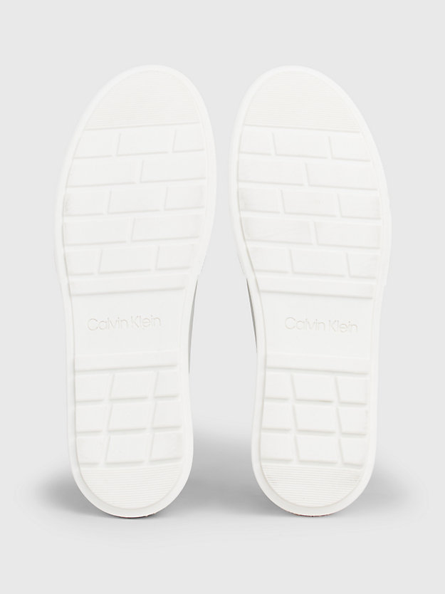 marshmallow leather trainers for men calvin klein
