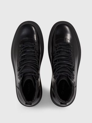 calvin klein boots black