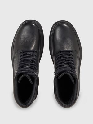 Leather Logo Boots Calvin Klein® | HM0HM01211BEH