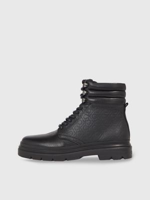 Leather Logo Boots Calvin Klein® | HM0HM01211BEH